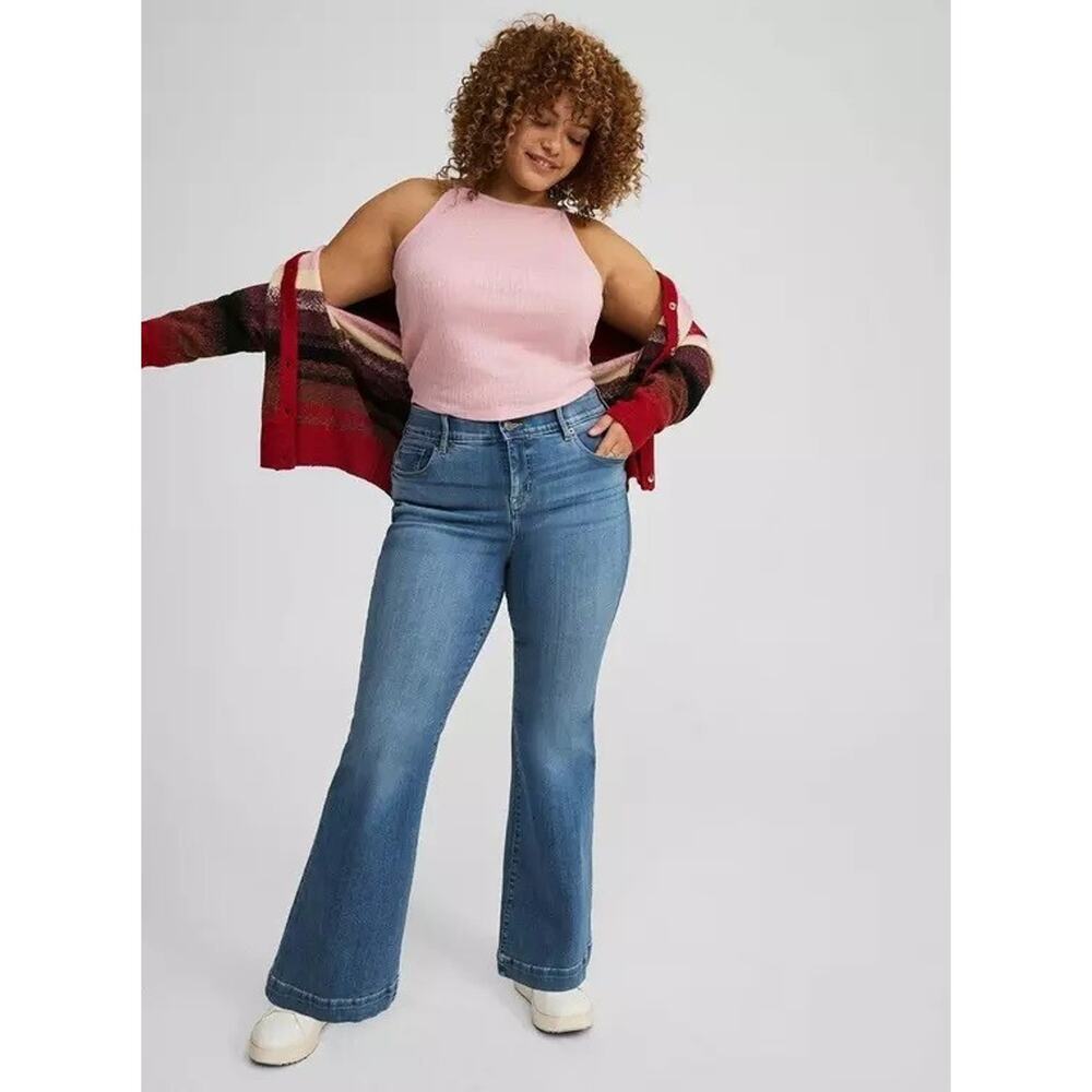 Torrid Pointelle High Neck Crop Top 3X NWT